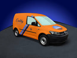 Download Free Volkswagen Caddy Van Vehicle Mockup Psd Designbolts