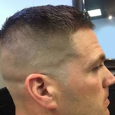 The marine on the right is still, in my opinion ht even though the top long enough to brush flat. Top 20 Marine Haircuts For Men Men S Hairstyles Today Marine Haircut High And Tight Haircut Haircuts For Men