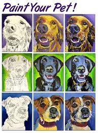 Sip and paint pet portrait fundraisers. Event Registration Purple Easel