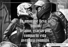 Imagenes De Motociclistas Enamorados Motos Parejas Motos Amor Frases Moteras