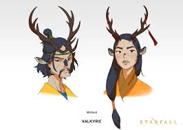 Midlands Valkyrie Known For Their Longbow Archers Worldbuilding In 2020 Medieval Fantasy Characters Archer Characters Character Design