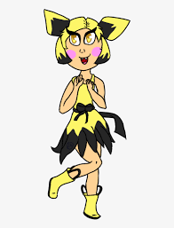 It evolves into raichu when a thunder stone is used on it. Pichu Pikachu Raichu Cartoon 500x1200 Png Download Pngkit