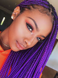 Read on to learn how to get the box bun updo in just under 10 minutes. Purple Braids Styles 35 Gorgeous Purple Braids Hairstyles