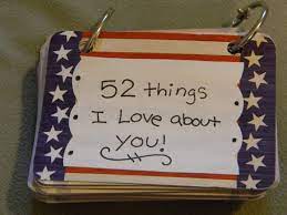 First, fold your paper in half and crease along the fold. Diy Card Book 52 Things I Love About You Holidappy