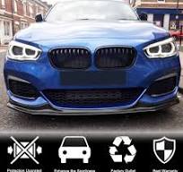 BMW 1 Series F20 F21 M Sport M135i M140i LCI 2016-2019 Front Bumper Lip  Carbon Fiber