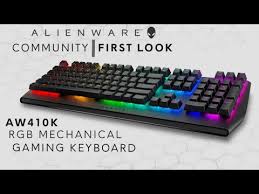 Compact form factor with signature alienware aesthetics. Community First Look Alienware Rgb Mechanical Gaming Keyboard Aw410k Youtube