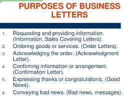 Sales objectives give your sales team a clear road map of what they need to do to help your company achieve its overall goals. Purposes Of Business Letter The Business Communication