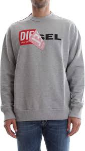 Amazon.co.jp: Diesel 00S8WC0IAEG Mens Sweatshirt, W Logo Sweatshirt,  yellow : Clothing, Shoes & Jewelry