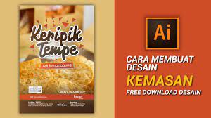 Keripik selanjutnya adalah talas yang memiliki cita rasa unik dan berbeda dari keripik kentang dan ubi. Cara Membuat Desain Label Kemasan Keripik Tempe Youtube