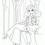 Elsa anna elsa drawing line film character drawings elsa official dissey. Boyama Sayfasi Karlar Ulkesi
