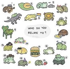 Which Frog Are You Frog Art Cute Frogs Cute Memes