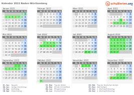 Alle termine und infos zu den ferien in bw. Kalender 2021 2022 Baden Wurttemberg