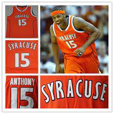 Anthony, who led syracuse to the 2003 national championship as a. Carmelo Anthony Syracuse Jersey Syracuse 15 Carmelo Anthony Basketball Jersey Embroidered Orange Stitched Jerseys Na202 Jersey Baseball Jersey Skinjersey Motocross Aliexpress