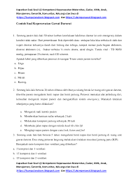 Soal Ujian Perawat Helmi Kediris
