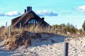 Das haus hat einen freien blick über das naturschutzgebiet am achterwasser. Usedom Site Ferienhaus Am Strand