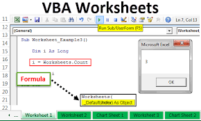 vba worksheet how to use worksheet objects in excel vba