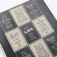 12 Sticker Vintage Englische Spruche Texte Von East Of India Uk Achwieschoen