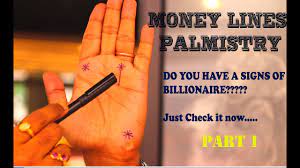 Modern palmists trace the tradition back to the indian subcontinent. Money Lines In Palmistry Part 1 Lottery Lines Billionaire Lines In Hand Wealth Youtube
