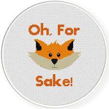 Cross stitch and embroidery patterns to download come in a range of beautiful styles. Funny Fox Cross Stitch Pattern Daily Cross Stitch