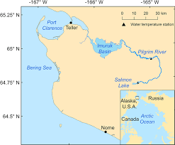 Cities with populations over 10,000 include: A Map Of The Pilgrim River Watershed Alaska U S A Including Salmon Download Scientific Diagram