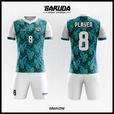 Jersey futsal hitam emas terlihat lebih elegan. Desain Baju Futsal Full Print Code Draflow Motif Kekinian