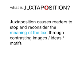 Juxtaposition Poems