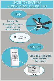 When the fan comes back on, it should come on in the opposite direction. How To Reverse A Craftmade Ceiling Fan Craftmade Ceiling Fan Fan