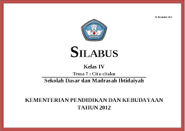 Silabus kelas 4 sd/mi kurikulum 2013 revisi 2020 ini telah mencakup semua tema, yang mana terdapat 8 tema pada pembelajaran k13 kelas 4. Doc Silabus Kelas Iv Tema Cita Citaku Sutisna Trys Academia Edu
