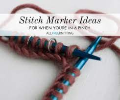 I used to knit just fine with little loops of contrasting yarn for stitch markers. Stitch Markers 21 Diy Ideas For When You Re In A Knitting Pinch Allfreeknitting Com