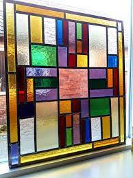 glas in lood paneel van antiek glas verschillende kleuren antiek glas in raamhanger hergebruikt in lood glas in lood ambachten glas in lood kunst glas in lood