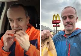 WATCH: Highland climber's radical 8-week McDonald's burger meat-only diet