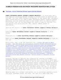 Kamus tentang perbezaan antara bahasa melayu malaysia dengan bahasa indonesia. Kamus Dwibahasa Download Fill Online Printable Fillable Blank Pdffiller