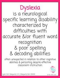 Dyslexia Definition Posters Freebie L Specific Learning Disability In 2020 Teaching Special Education Learning Disabilities Classroom Instruction