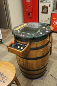Genuine Whiskey Barrel Retro Arcade Arcade Room Arcade Game Room Arcade Cabinet Plans