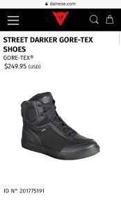 Dainese Street Darker Gore Tex Shoe, Motorcycles, Motorcycle Apparel on  Carousell