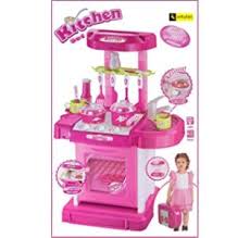 Buy Toyshine Big Size Kitchen Set Toy With Music And Lights Playing Accessories Pink Online At Low Prices In India In 2020 Kitchen Sets For Kids Kitchen Sets Playset