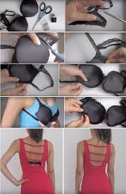 The Easiest Diy For A Backless Bra Alldaychic Diy Fashion Diy Bra Clothing Hacks