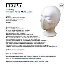 Braun Schulbedarf Anleitung Nasen Mund Maske Zum Nahen In 2020 Masken Anleitungen Schulbedarf