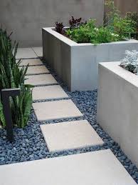 Lovable Ideas Design For Cement Planters Concept Best Ideas About Large Concrete Planters Large Outdoor Planters Modern Garden Landscaping Modern Landscaping