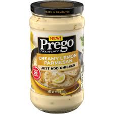 Try Our Creamy Lemon Parmesan Cooking Sauce For An Effortless Home Cooked Meal Ready In Just 20 Minutes Read Cooking Sauces Lemon Parmesan Prego Sauce Recipe