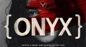 Onix Hand Painted Svg Font Pack