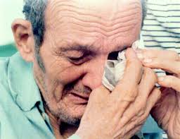 Cuban Refugee Breaks Down Upon his Arrival at Key West, Florida from  Mariel, Cuba During the Mariel Boatlift.