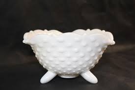 It will make a nice addition to a milk. Fenton Hobnail Milk Glass Scalloped Edged 3 Legged Candy Etsy Hobnail Milk Glass Fenton Milk Glass