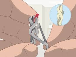 It and the last one from the far side can come up together, but make sure the tip of the closer one goes over the tip. Simple Ways To Solve A Puzzle Ring 9 Steps Wikihow