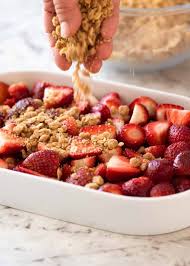 Strawberry Crumble Recipe Strawberry Crisp Recipe Strawberry Crumble Recipe Crumble Recipe