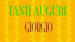 Tanti auguri di buon compleanno giorgio. Tanti Auguri Giorgio Buon Compleanno Happy Birthday Youtube