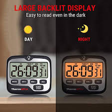 Free delivery and returns on ebay plus items for plus members. Thermopro Tm01 Digital Kitchen Timer With Countdown Touchable Backlit