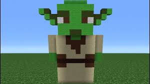 Minecraft Tutorial How To Make A Yoda Statue Youtube