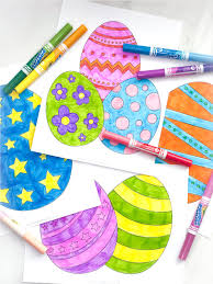 Increase their excitement quotient this easter with these. Free Printable Easter Egg Coloring Pages For Kids