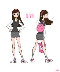 Sanji Seo Character Design Girl Cartoon Art Styles 3d Model Character